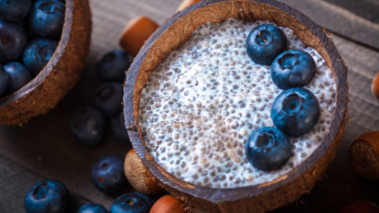 Coconut chia pudding