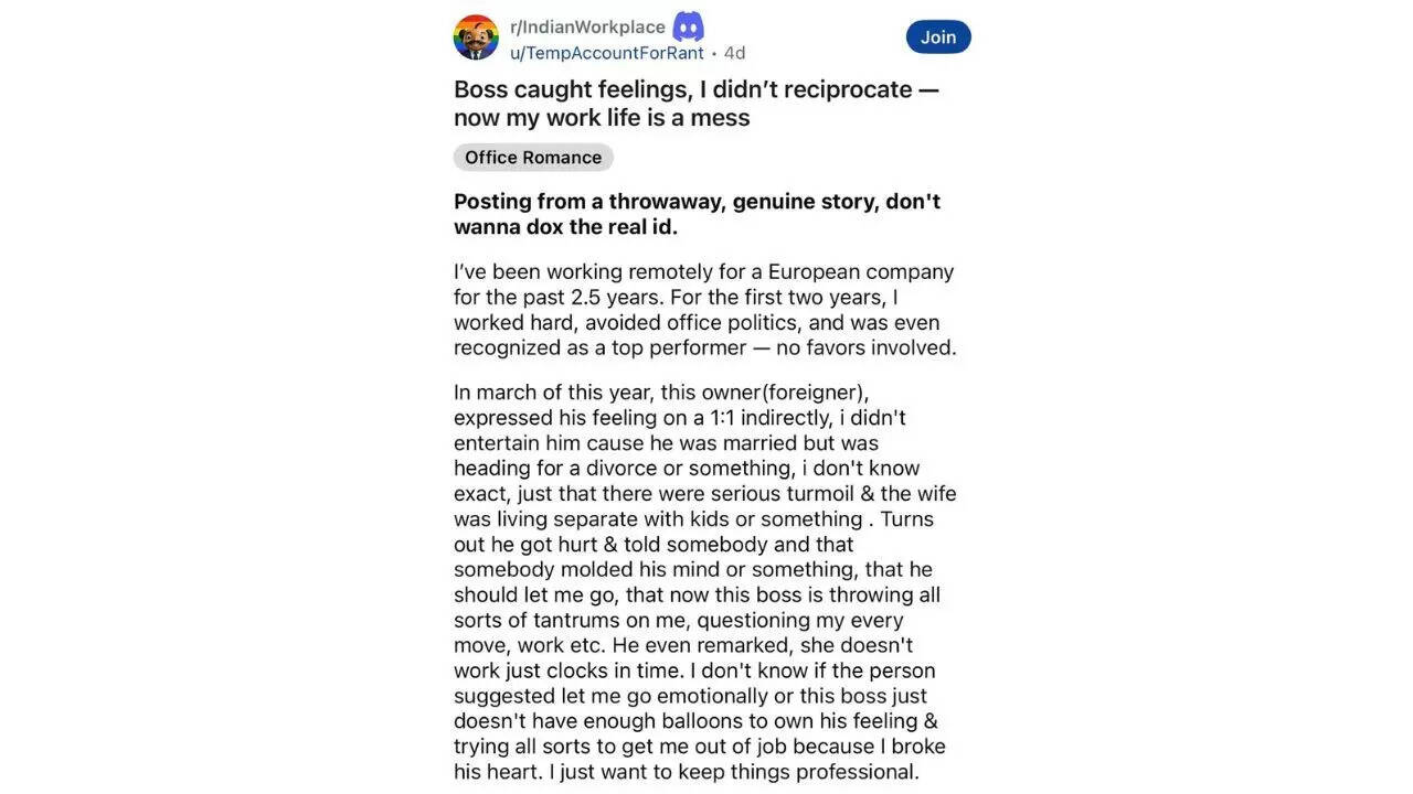 Reddit post