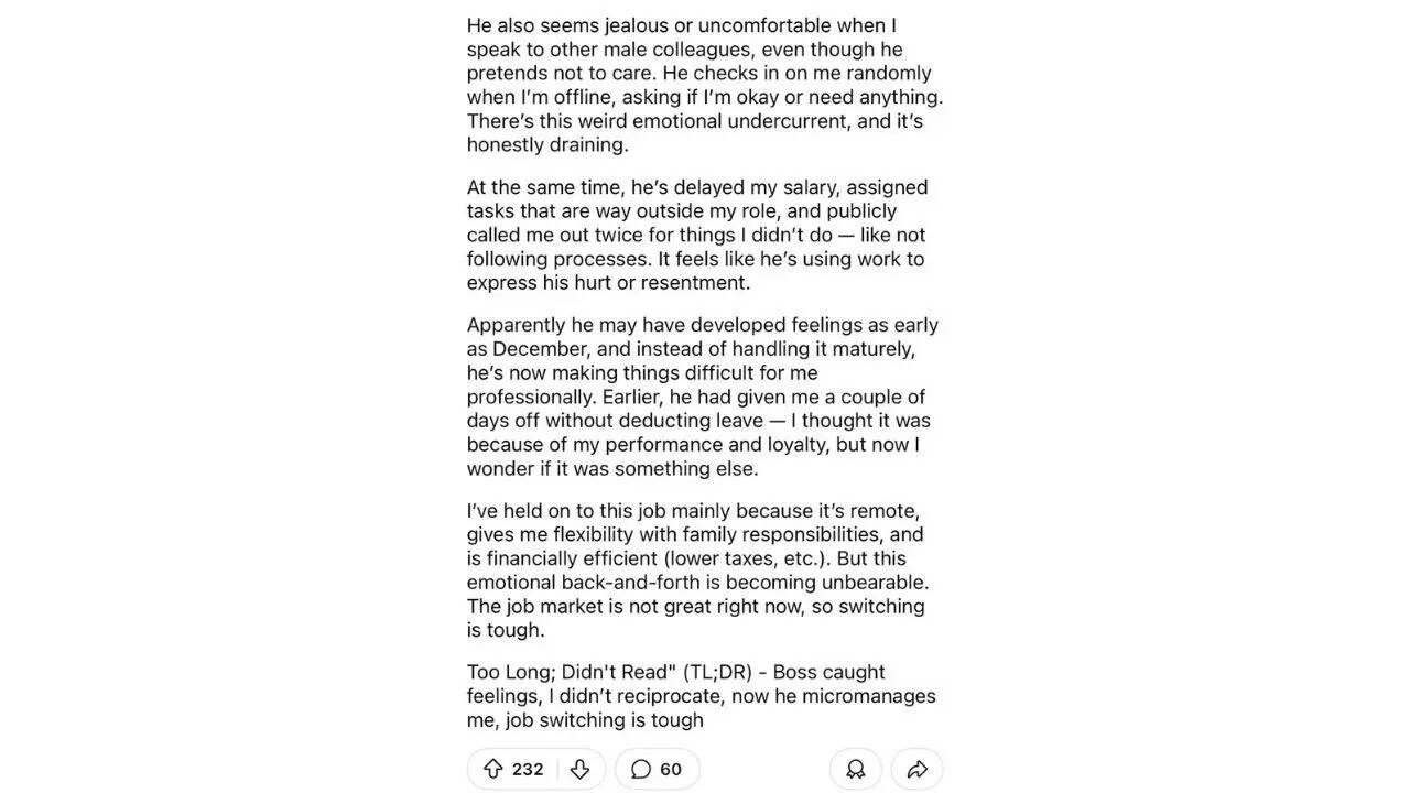 Reddit post