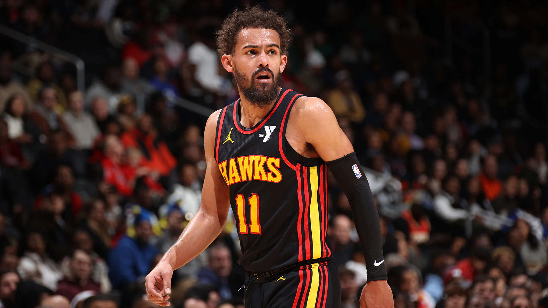 Trae Young in action