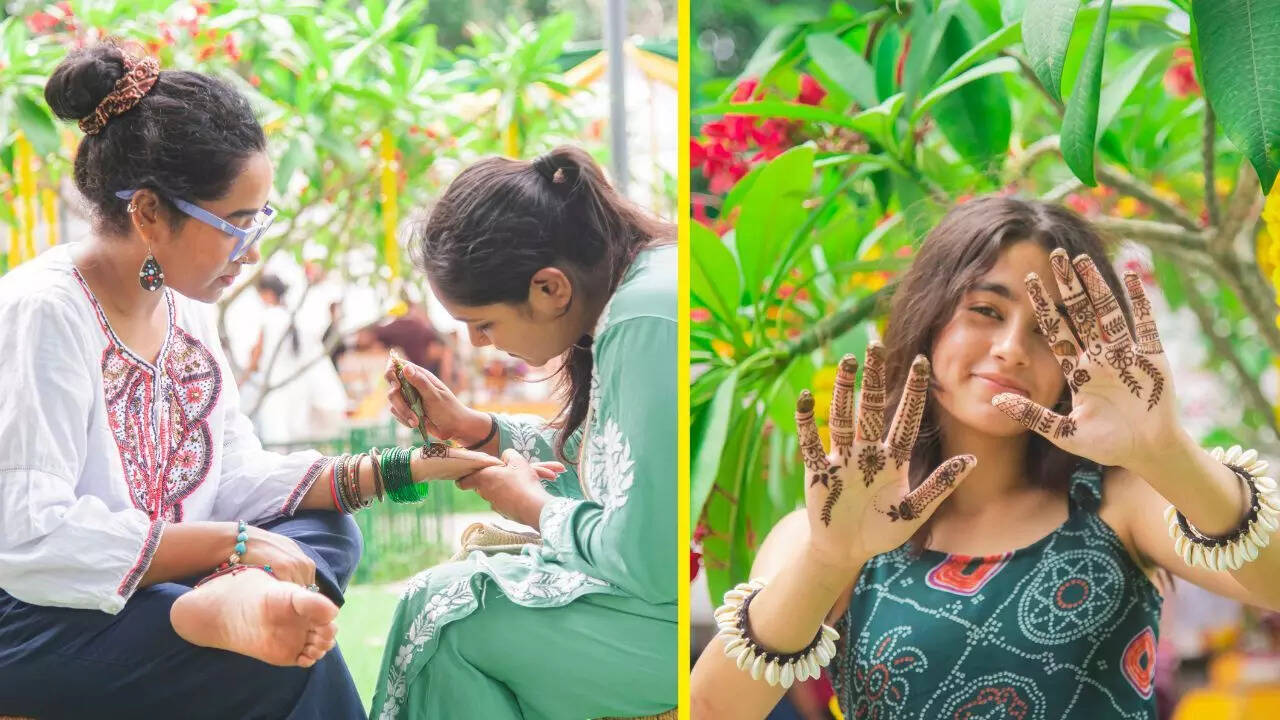 Teej is incomplete without mehendi