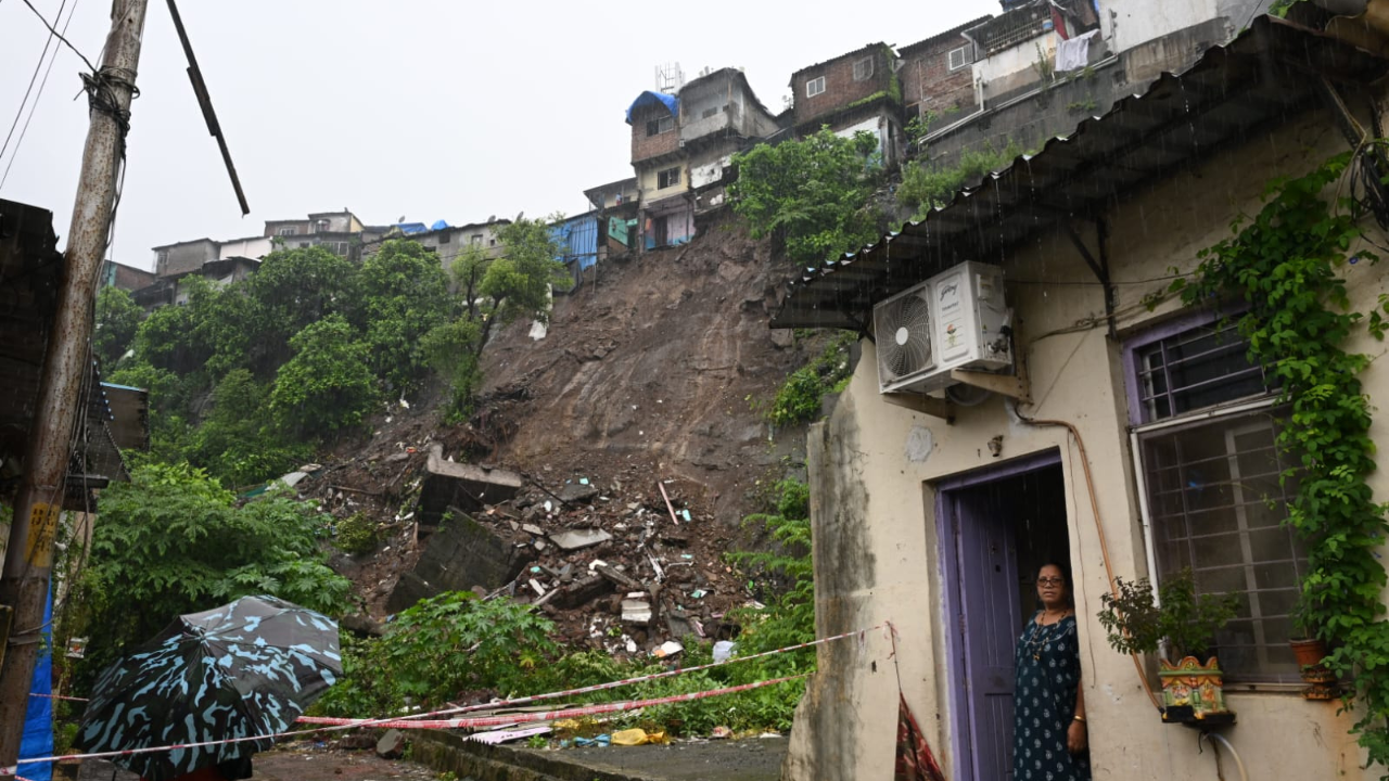 Landslide at Bhandup Khindi Pada