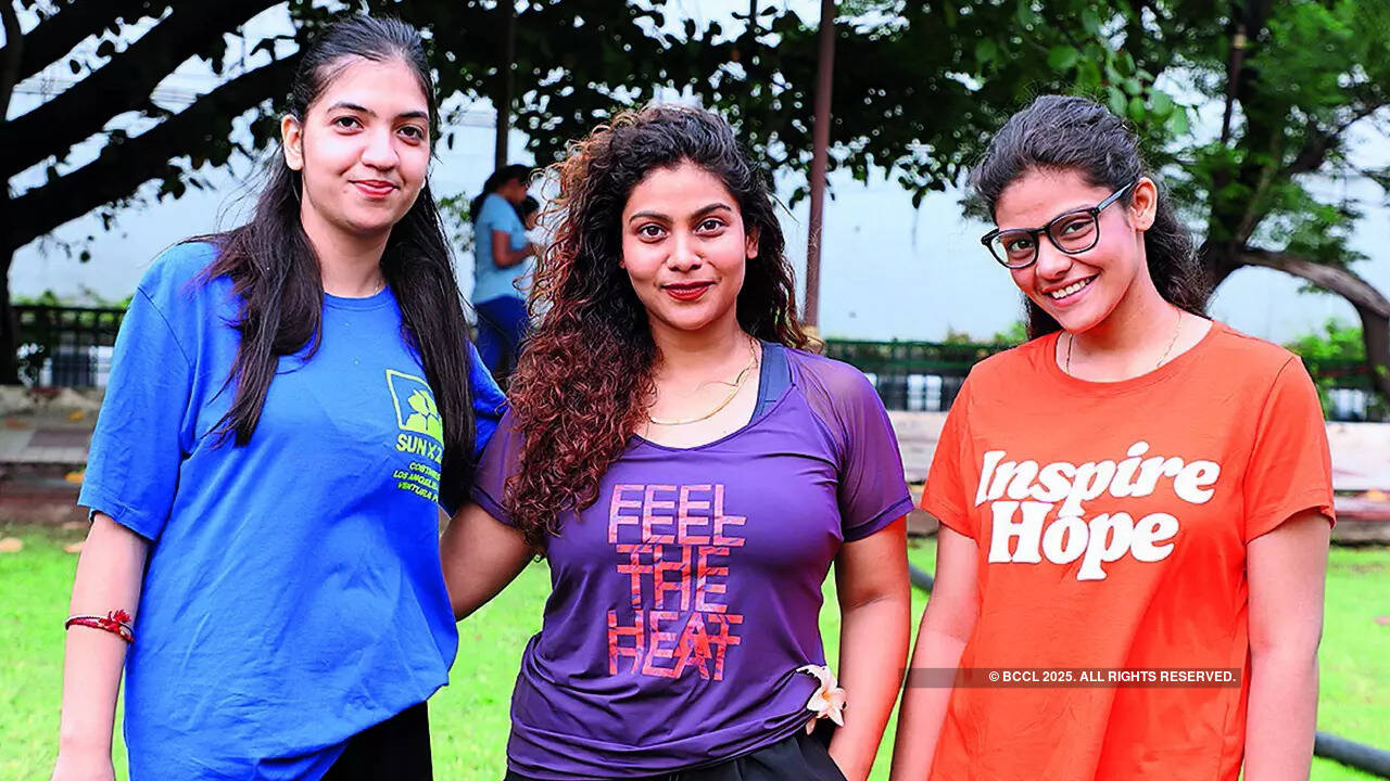 (L-R) Bhumika, Ankita and Anshika (L-R) Bhumika, Ankita and Anshika