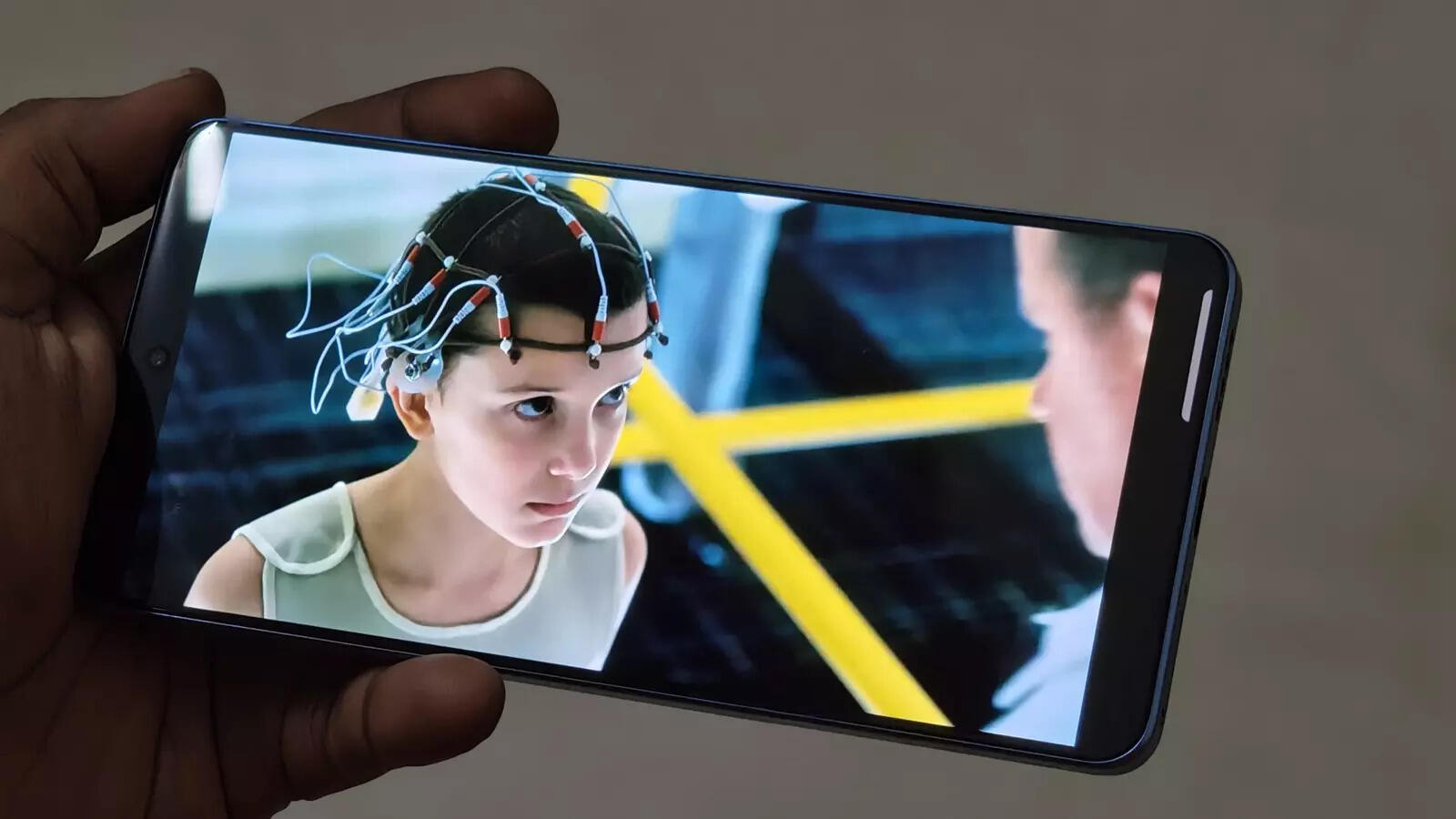 Watching Stranger Things on Realme GT 7