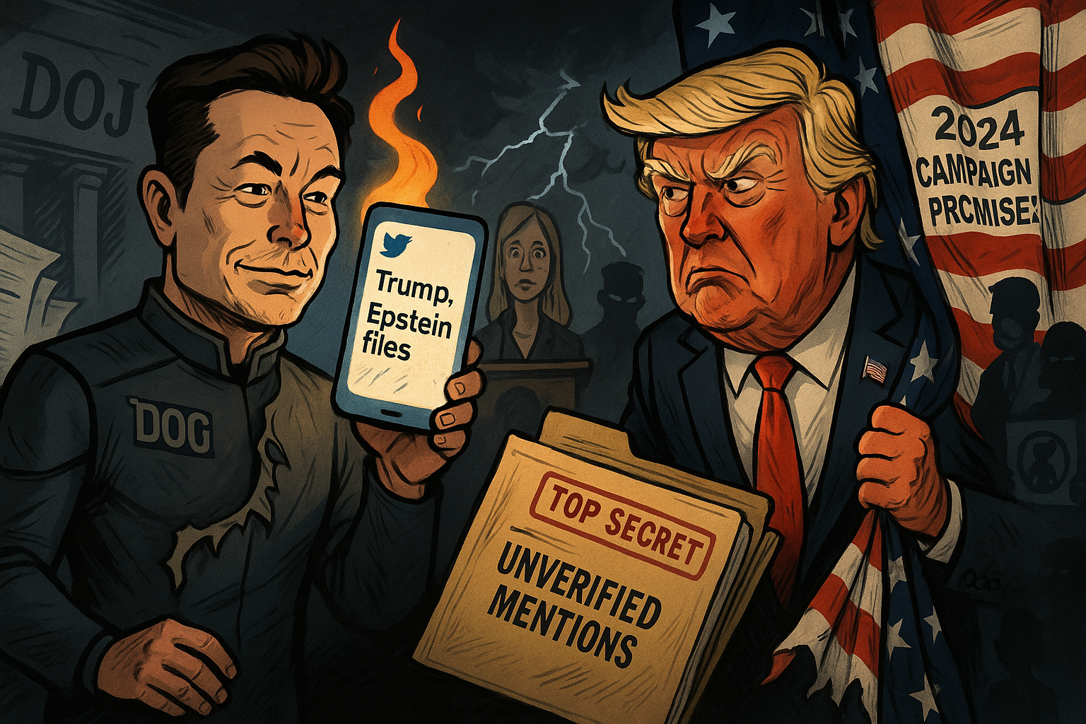 Trump Epstein Arquivos