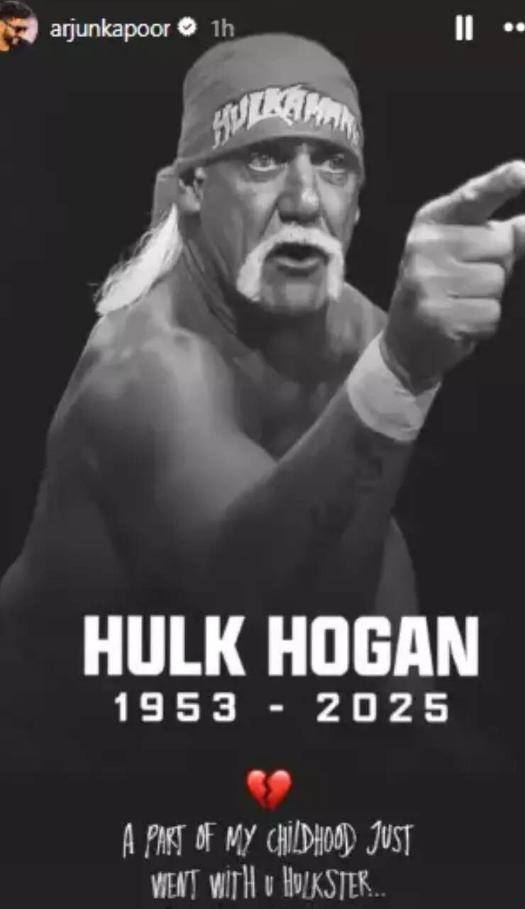 Arjun Kapoor's tribute to Hulk Hogan