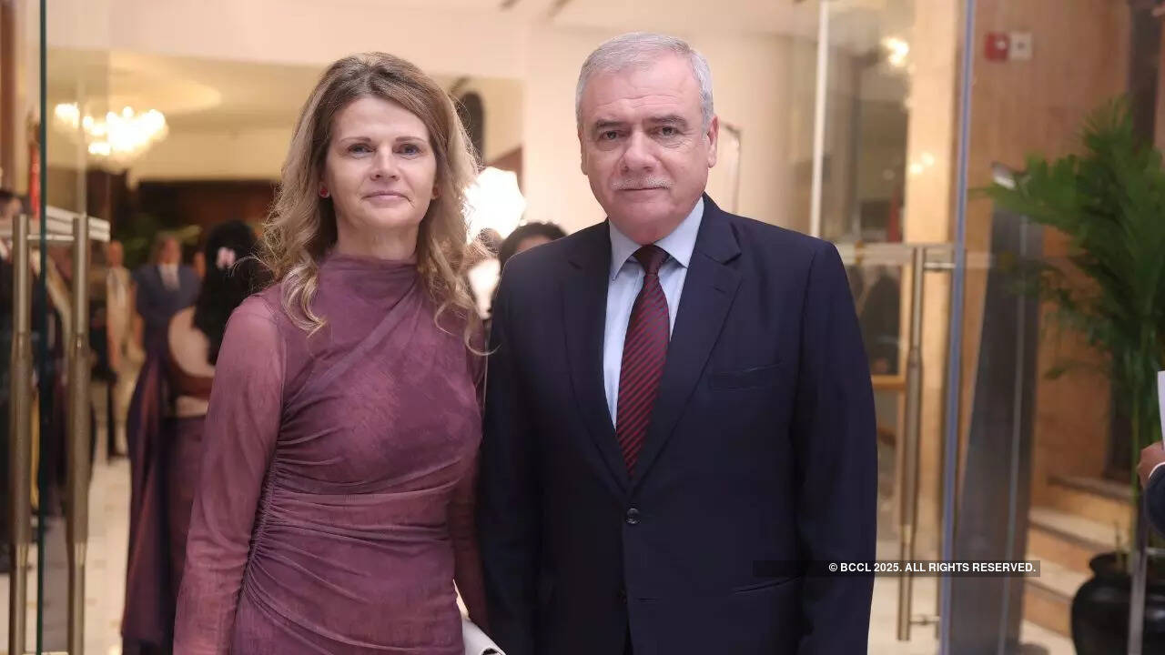 István Szabó, Ambassador of Hungary to India with his wife Erika Nemeth István Szabó, Ambassador of Hungary to India