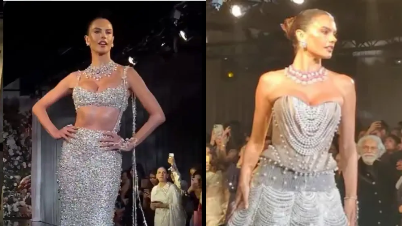 What Alessandra Ambrosio wore as a showstopper