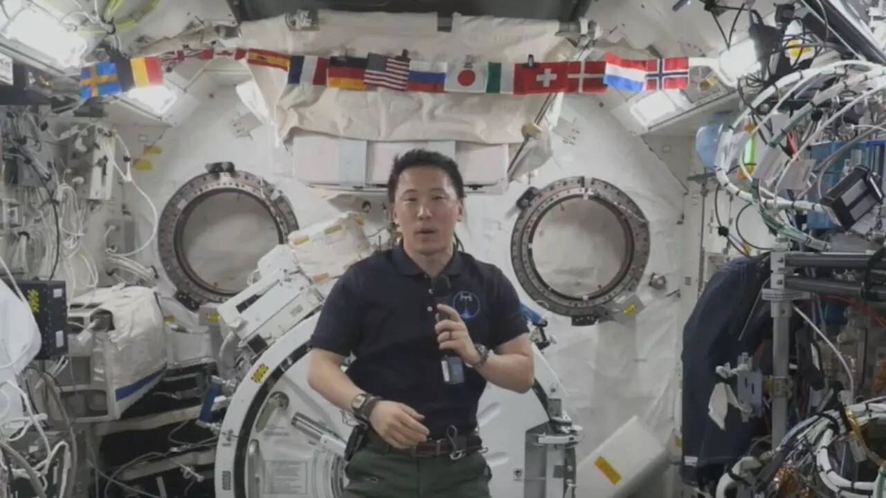 NASA astronaut Jonny Kim at ISS