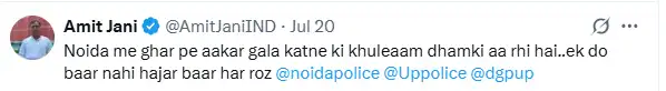 Amit Jani threatened (1) Amit Jani threatened (1)