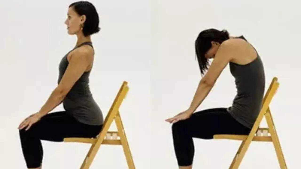 Seated Cat-Cow (Chair or Cross-Legged Version)