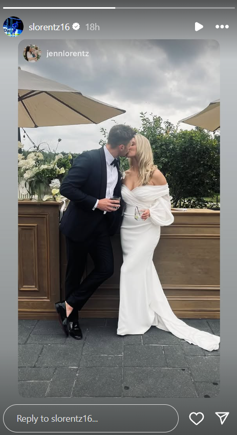 Steve Lorentz and Erin Markle begin a new chapter with a romantic wedding celebration