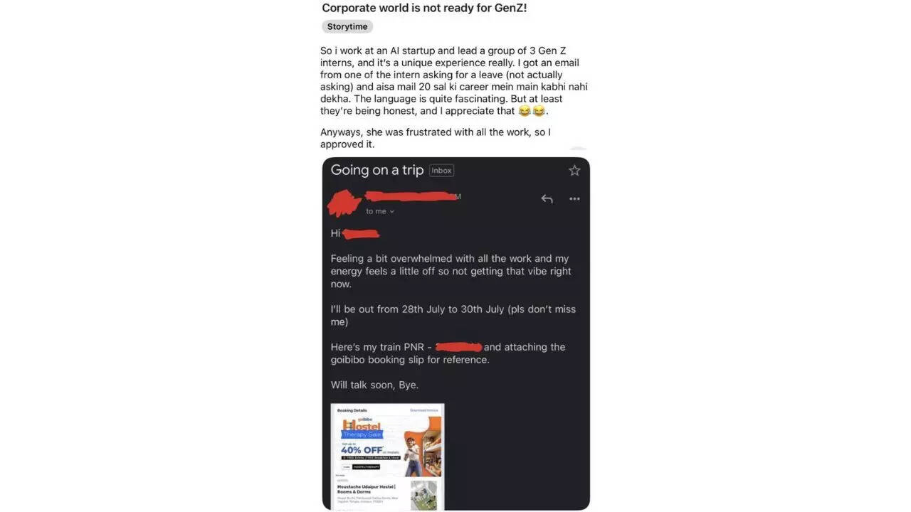 Reddit post