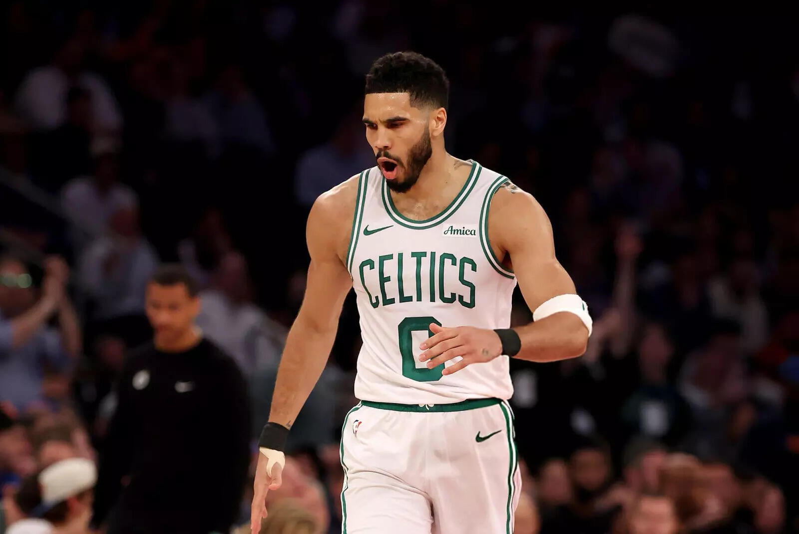 Jayson Tatum in action