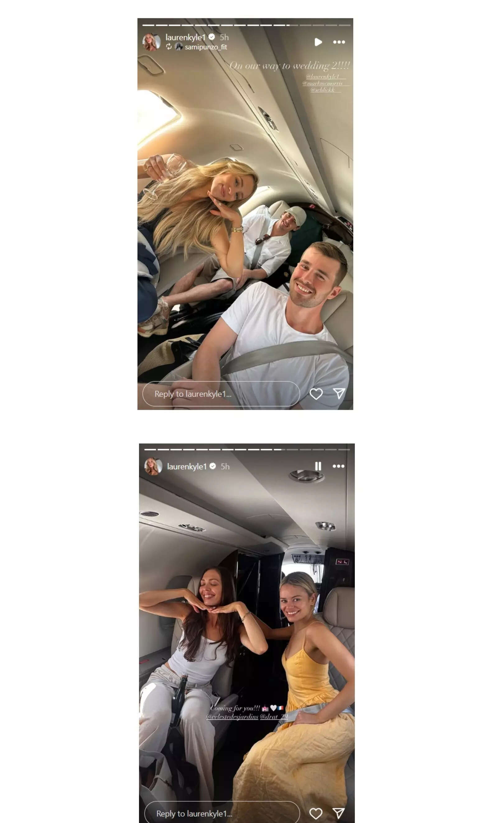 Luxury travels to France are held by Lauren McDavid with Mark McMorris