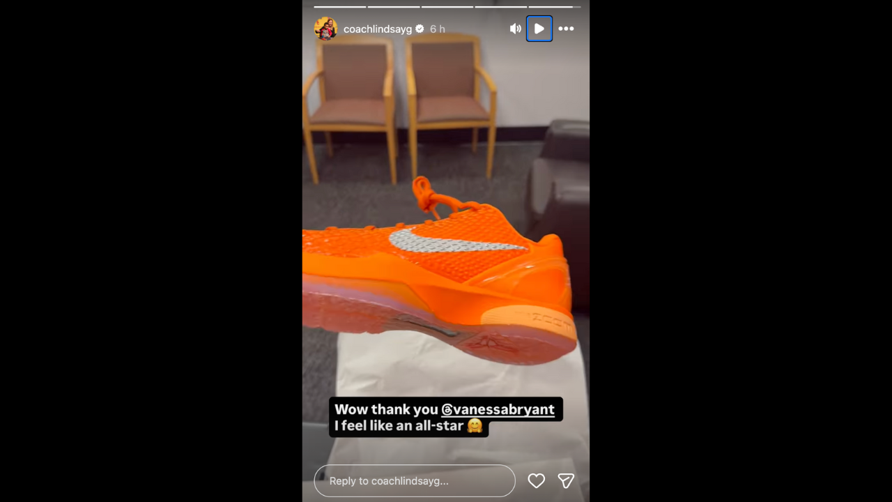 Image via Lindsay Gottlieb/Instagram (screengrab) Lindsay-Gottlieb-thanks-Vanessa-Bryant