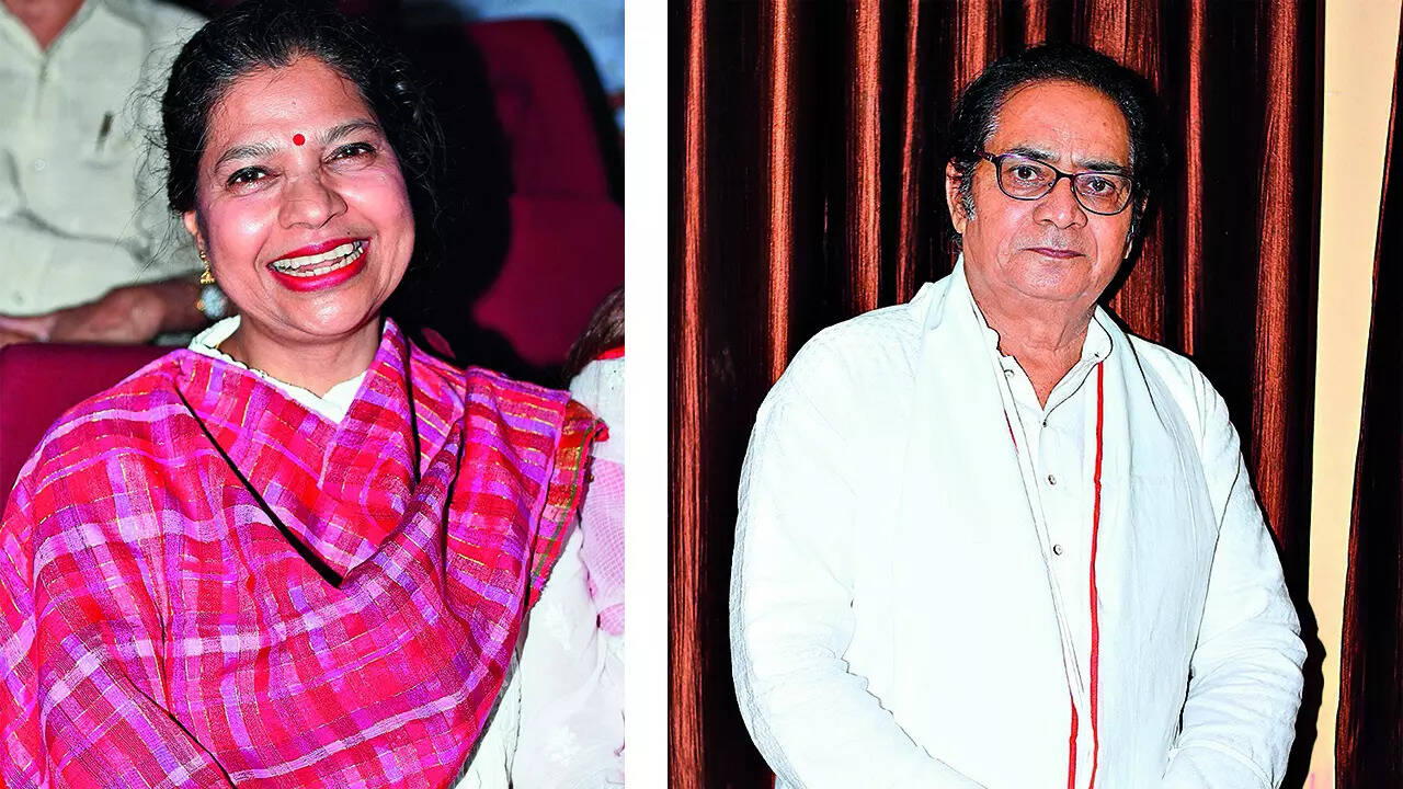 (L) Bina Krishna (R) Zafar Sanjari