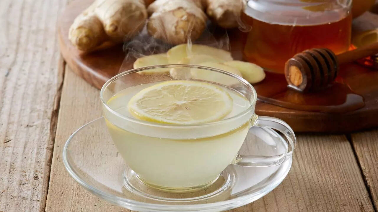 Ginger and honey tea