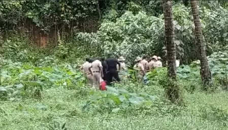 Image Credit: PTI Dharmasthala mass grave case: SIT completes excavation at 6th burial site, recovers bones (Ld)