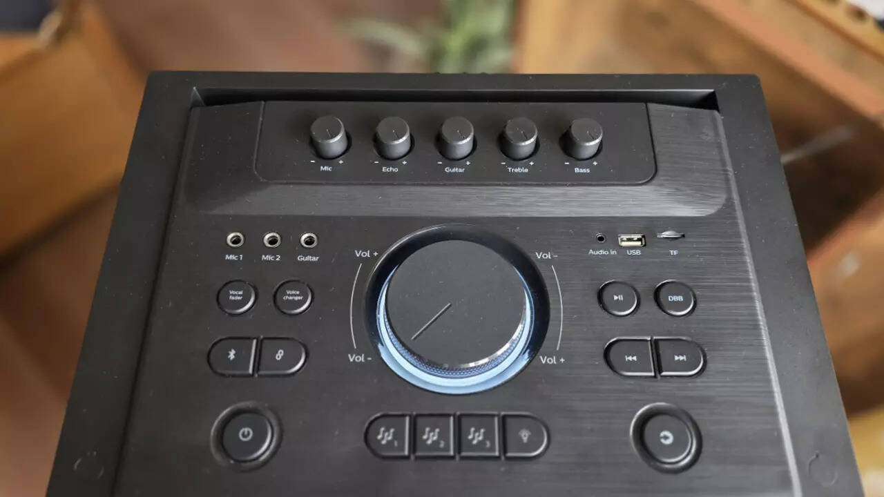 Philips party speaker buttons