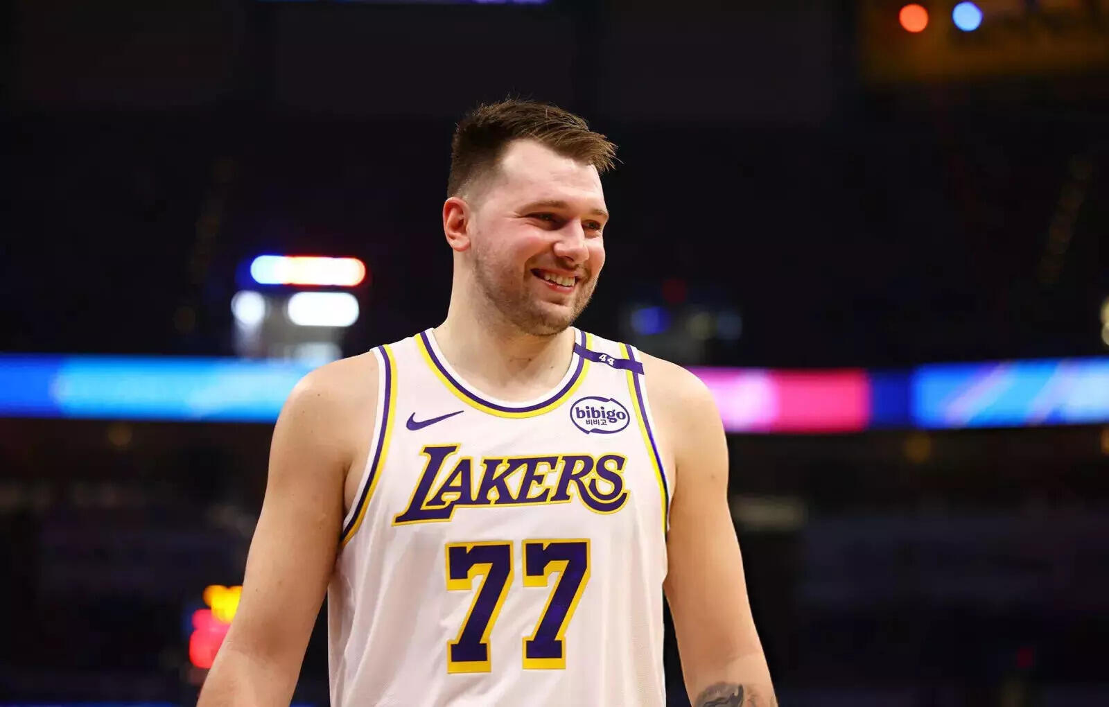 Luka Doncic of the Lakers