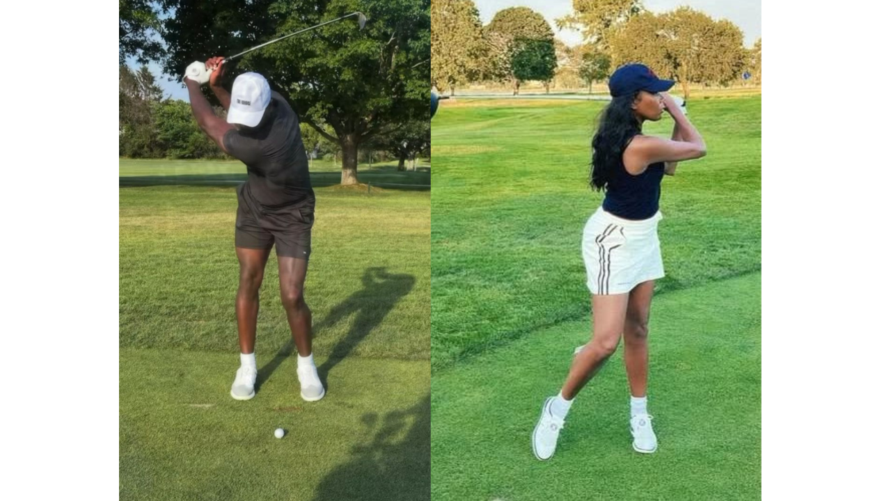 Dwyane Wade & Gabrielle Union playing Golf (Image Source: Ig)