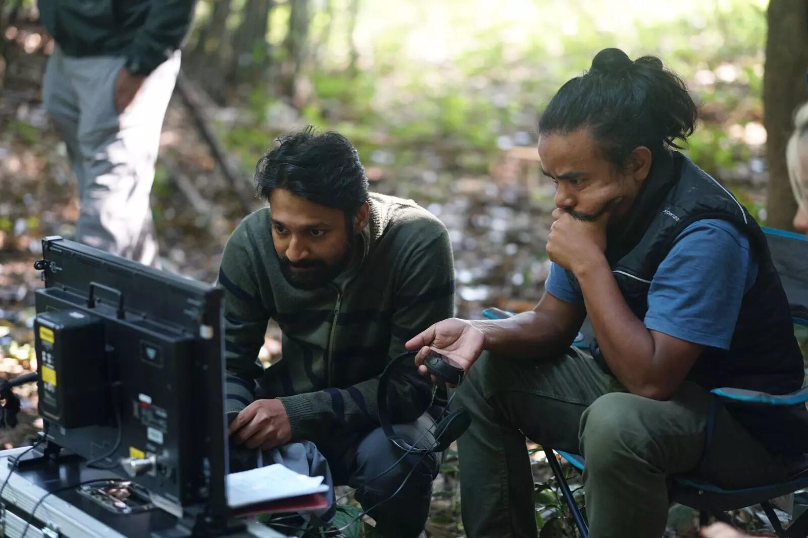 Dominic Megam Sangma during the shooting of ‘Rimdogittanga’