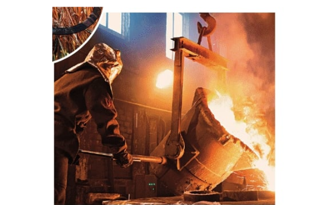 A TINGE OF GOLD: Russia also earns through wheat and mineral deposits
