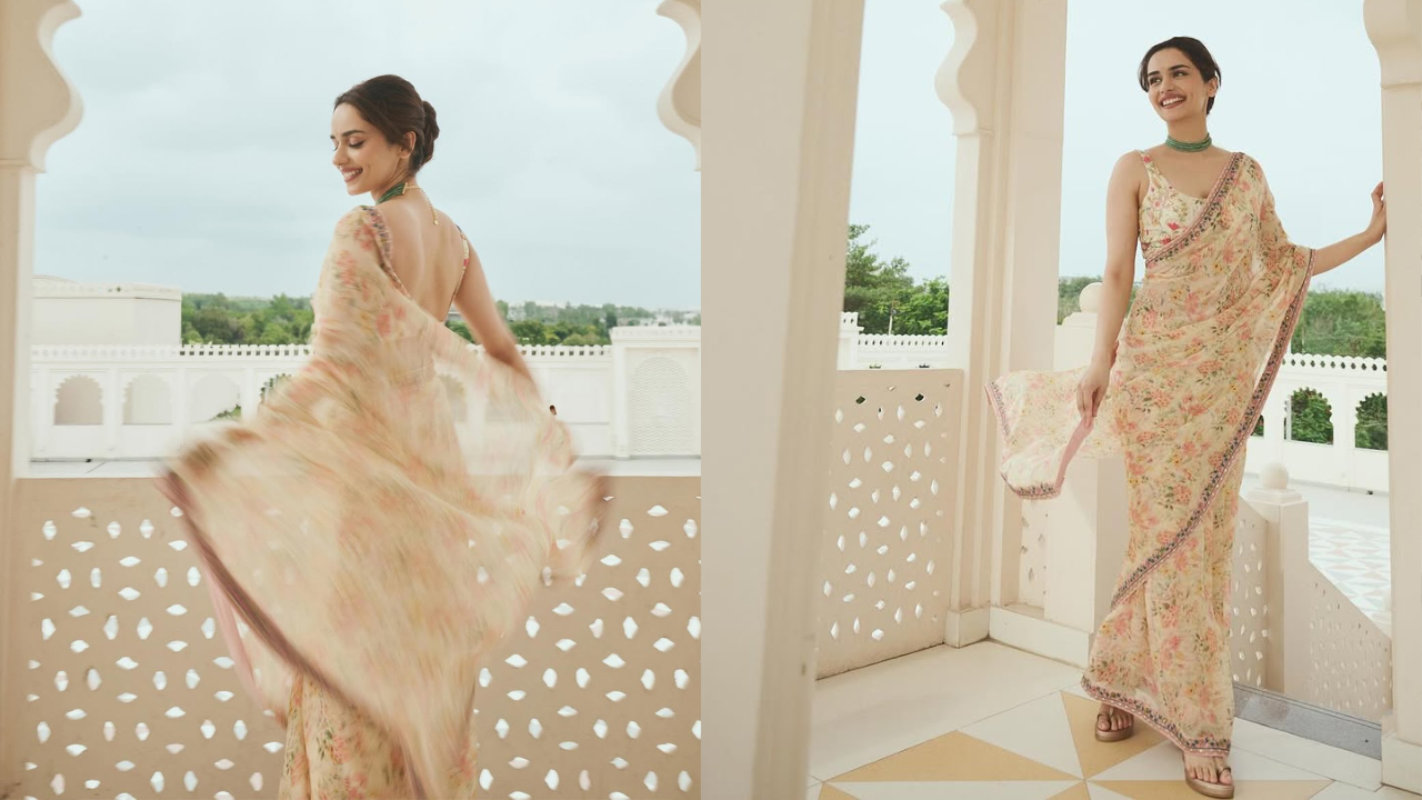 Manushi made a strong case with these romantic blooms