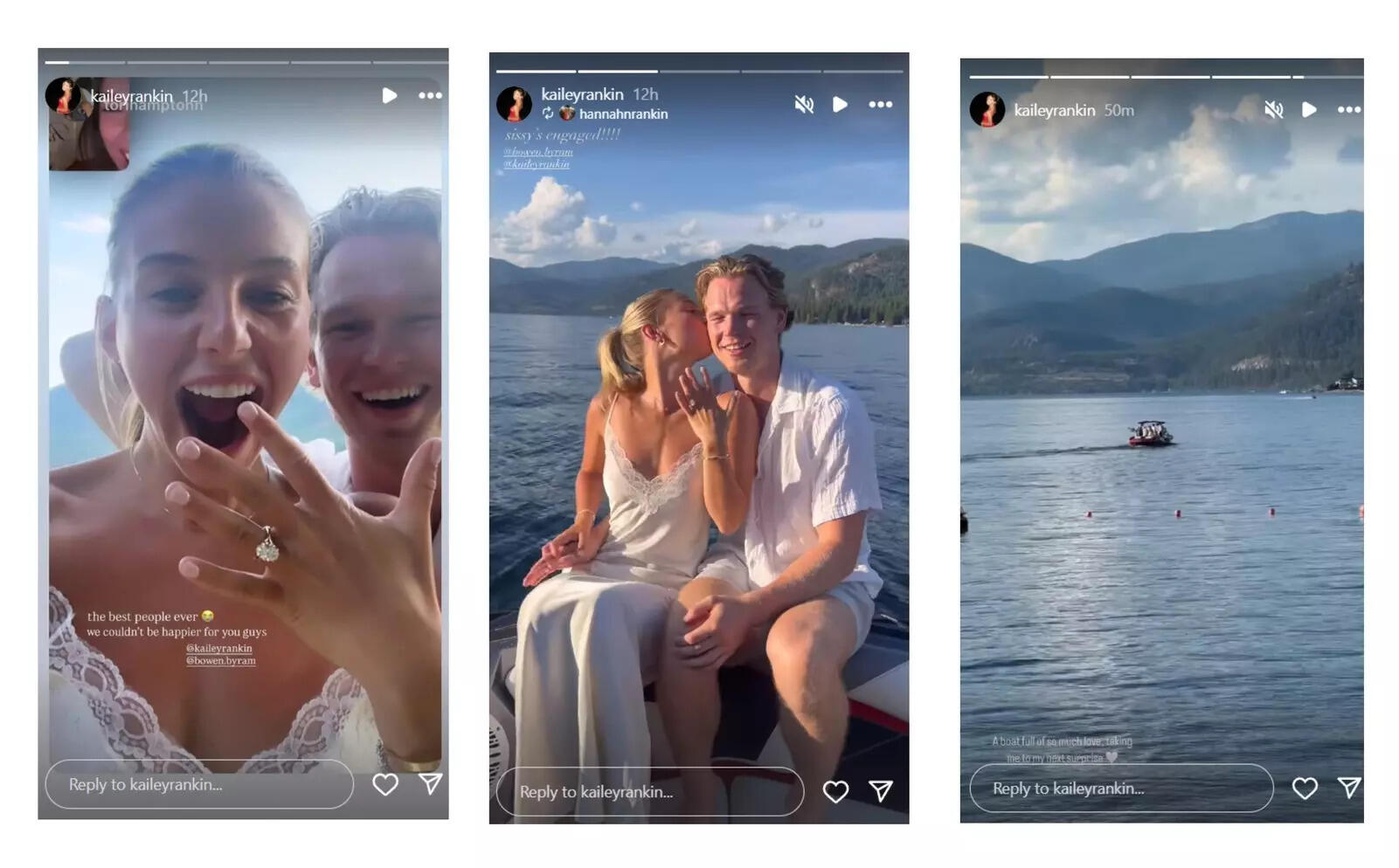 Bowen Byram proposes to Kailey Rankin
