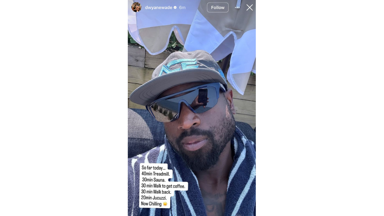 Dwyane Wade’s Instagram Story (Image Source: Ig)