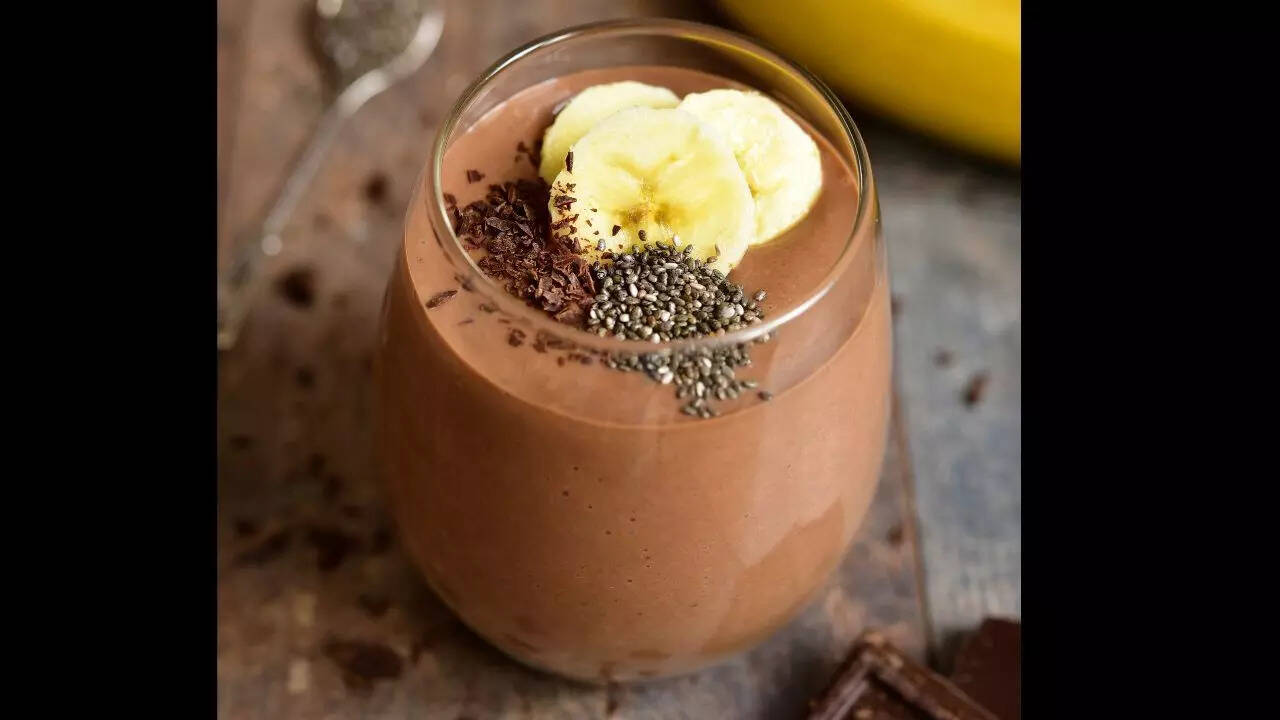 Chia infused smoothie