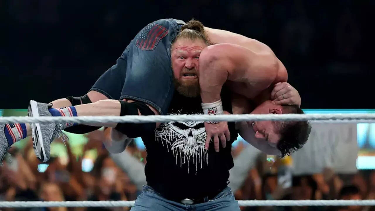Brock Lesnar F5ed John Cena
