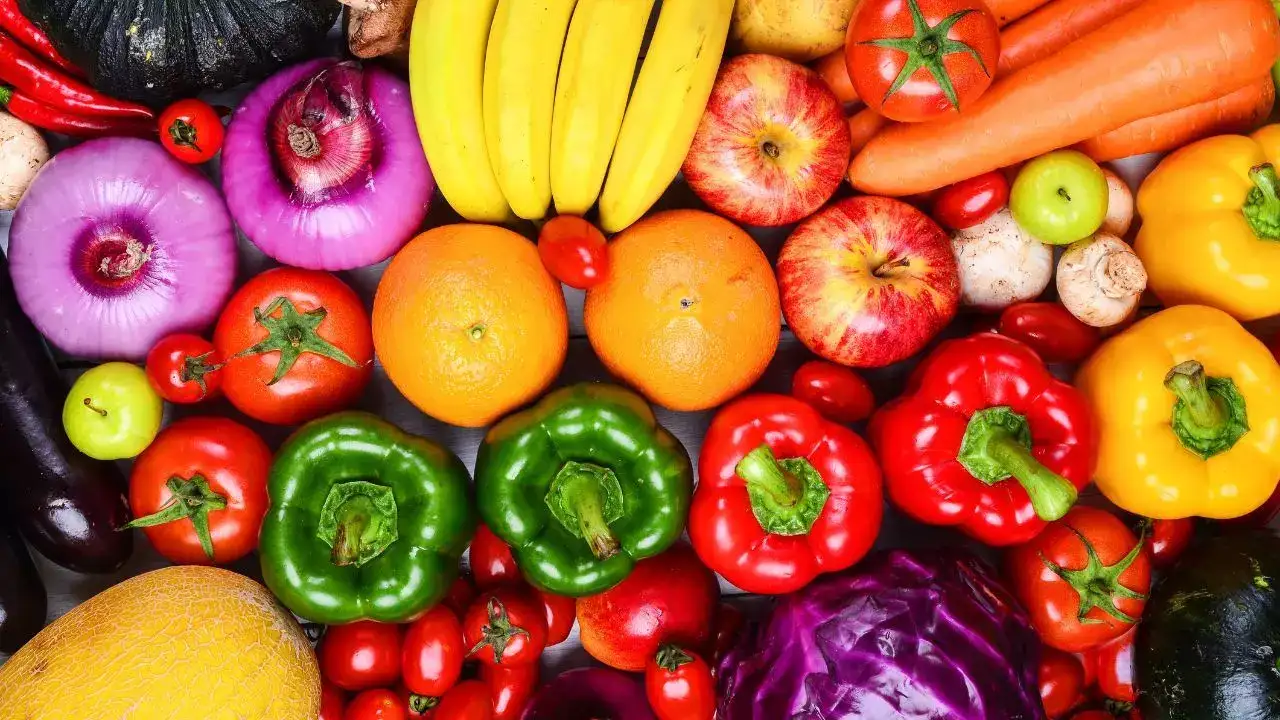 Colourful Fruits and Vegetables