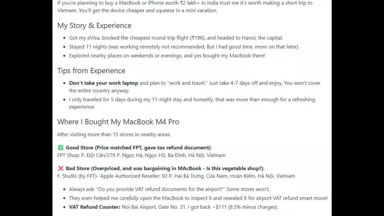 Vietnam MacBook deal Vietnam MacBook deal