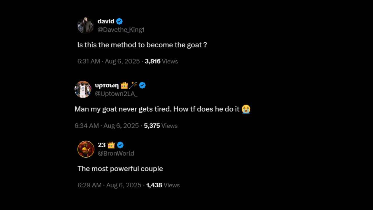 Fans' supportive comments on Lebron James' Pilates session