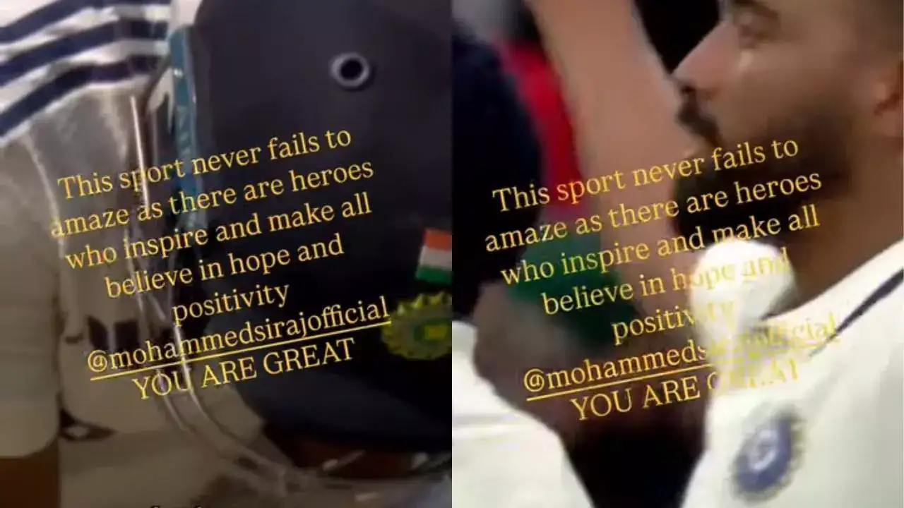 Bhwanka Kohli Dhingra's Instagram story for Mohammed Siraj (Screengrabs) Bhawna Kohli Dhingra