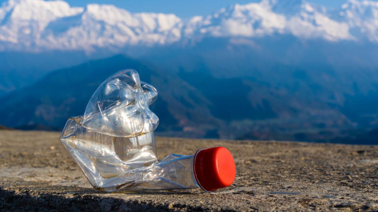 Bottles in the Himalayas