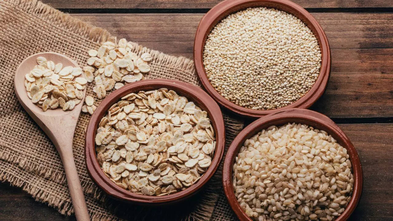 High-fibre whole grains