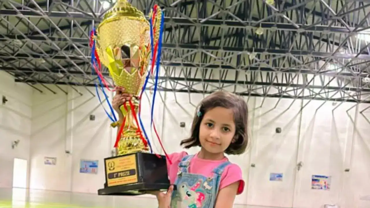 Young chess player Tanishka Garg from Bathinda in Punjab. (Photo by Special Arrangement) Tanishka Garg (Embed)
