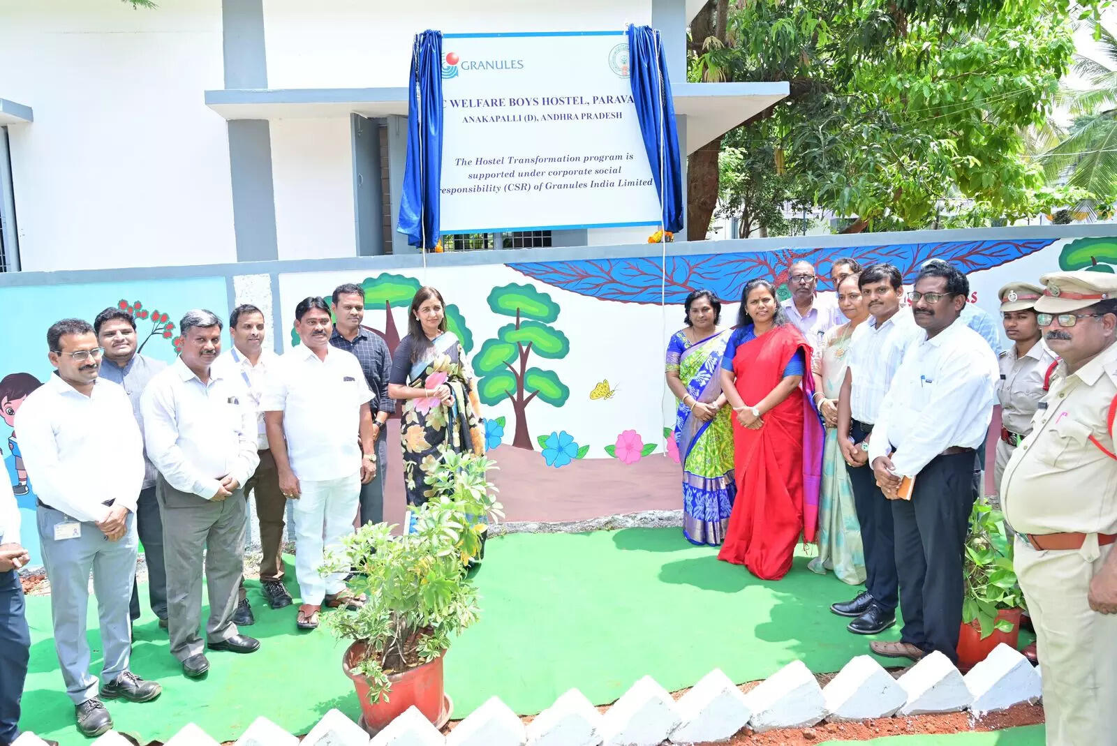 Anakapalli collector inaugurates transformed hostel in Parawada under Granules India CSR Initiative
