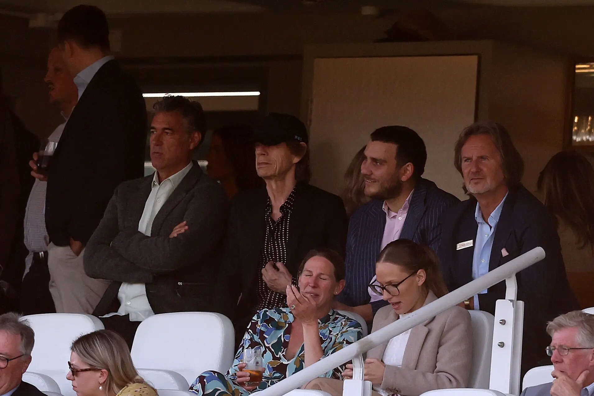 LONDON, ENGLAND - AUGUST 05: Musician Mick Jagger watches during the The Hundred match between London Spirit Men and Oval Invincibles Men at Lord's Cricket Ground on August 05, 2025 in London, England. (Photo by Ryan Pierse/Getty Images) London Spirit Men v Oval Invincibles Men - The Hundred