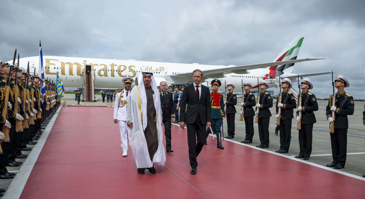 UAE president visit Russia