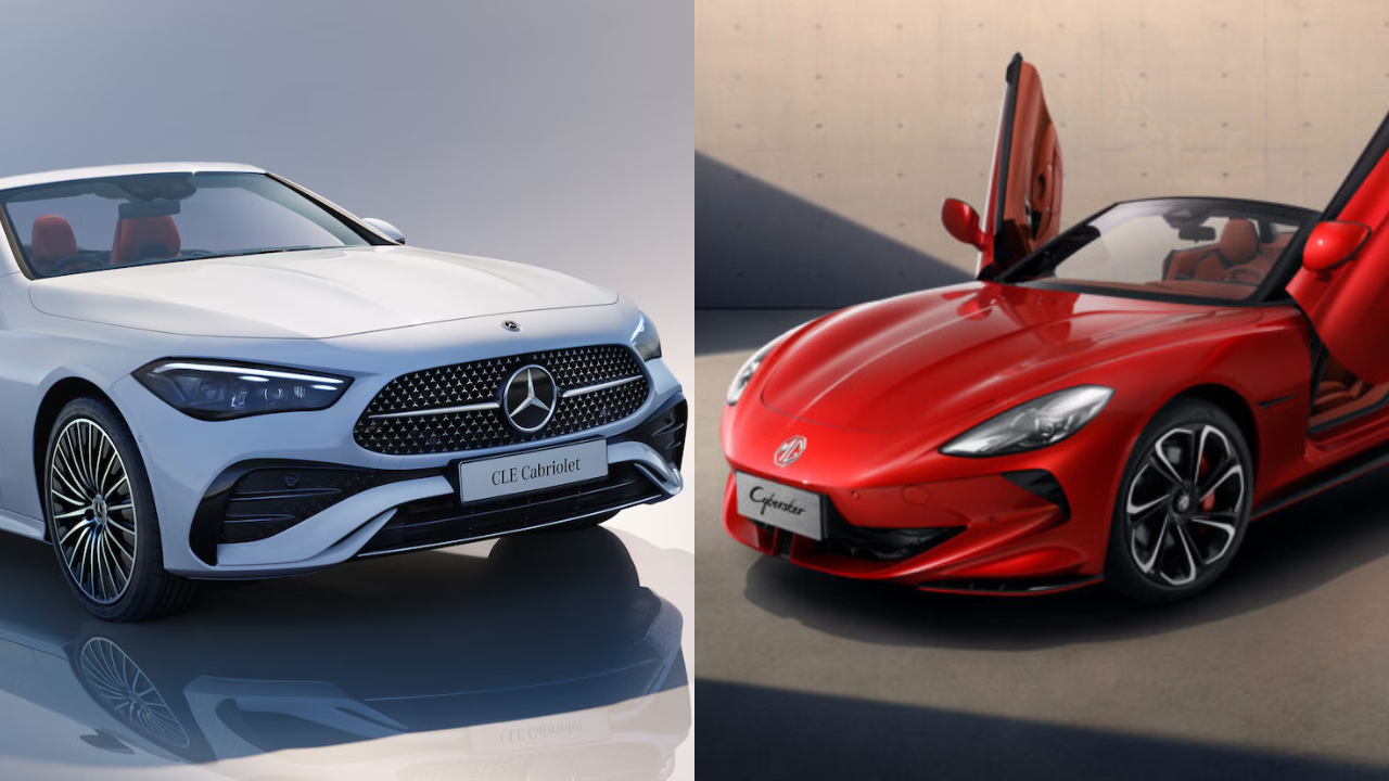 MG Cyberster vs Mercedes-Benz CLE Cabriolet: Price, features, specs compared 4 MG Cyberster vs Mercedes-Benz CLE Cabriolet