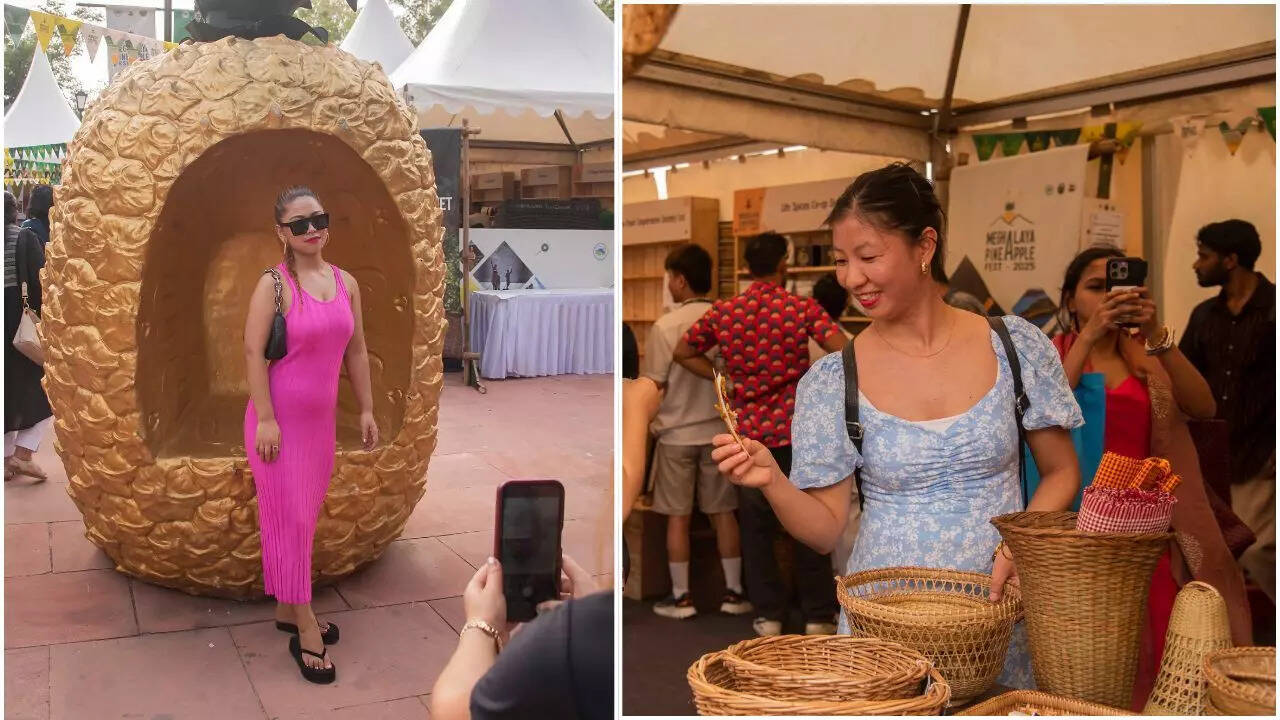 Attendees couldn’t stop posing in front of the pineapple-shaped photobooth and admiring the handicraft