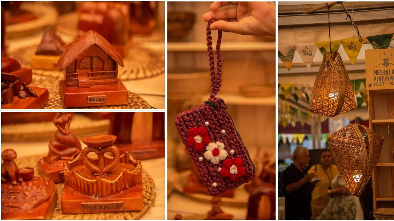 Handicrafts including wicker baskets were the highlight for attendees