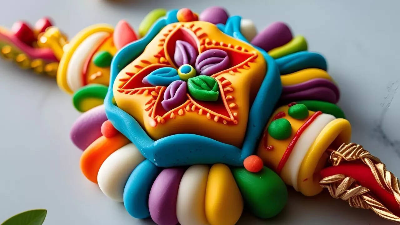 Marzipan rakhi