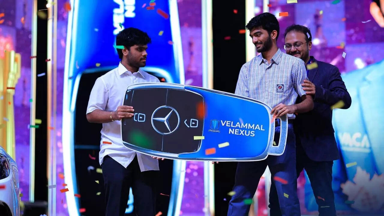 D Gukesh receives car as gift from his school (X Photo)