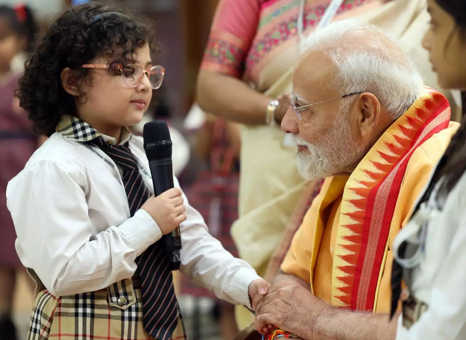 PM Modi celebrates Raksha Bandhan at his residence