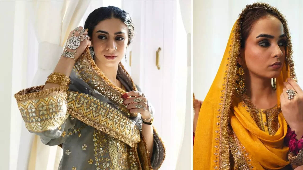 'Kiran as an edging serves as both a decorative and emotional detail' (Pics: @heenakochharofficial)